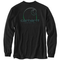Carhartt Men's Loose Fit Heavyweight Pocket C Graphic Long-Sleeve T-Shirt
