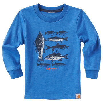 Carhartt Infant/Toddler Boys Multi Fish Long-Sleeve T-Shirt