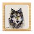 DEMDACO Sentry Wolf Block with Tile