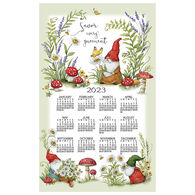 Kay Dee Designs 2023 Garden Gnomes Calendar Towel
