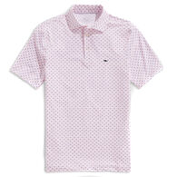 Vineyard Vines Men's Sankaty Printed Button-Up Polo Short-Sleeve Shirt