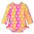 Hatley Infant Girls Baby Sunshine Rashguard Long-Sleeve Swimsuit, One-Piece