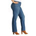 Lee Jeans Womens Instantly Slims Relaxed Fit Straight Leg Classic Fit Jean Pant - Plus Size