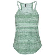 North River Women's Striped Textured Knit Halter Tank Top