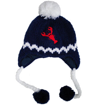 Huggalugs Infant/Toddler Lobster Knit Beanie Hat