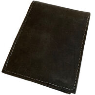 Deerfield Leathers Men's RFID Crazy Horse Distressed Leather Bifold Wallet