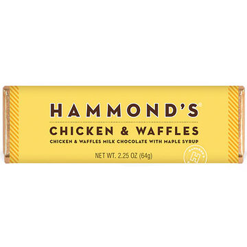 Hammonds Candies Chicken & Waffles Milk Chocolate Candy Bar