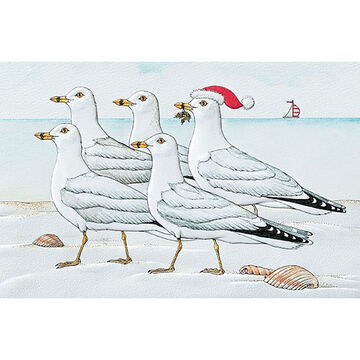 Pumpernickel Press Marching Gulls Deluxe Boxed Greeting Cards