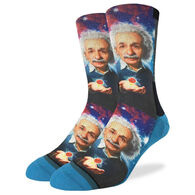 Good Luck Sock Men's Albert Einstein Crew Sock
