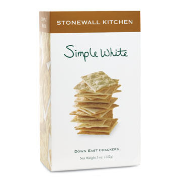Stonewall Kitchen Simple White Down East Crackers, 5 oz.
