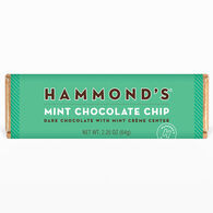 Hammond's Candies Mint Chocolate Chip Dark Chocolate Candy Bar
