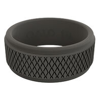 Qalo Men's Crosshatch Q2X Silicone Ring