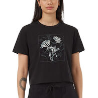 tentree Women's Floral Crop Short-Sleeve T-Shirt