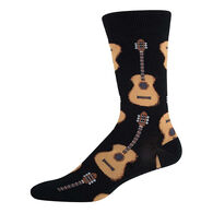 Socksmith Design Men's Acoustic Guitar Crew Sock
