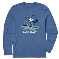Life is Good Men's Sand Blast Golf Long-Sleeve T-Shirt