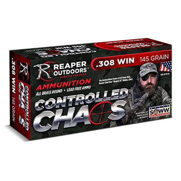Reaper Outdoors Controlled Chaos 308 Winchester 145 Grain Rifle Ammo (20)