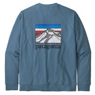 Patagonia Men's Line Logo Ridge Organic Cotton Crew Sweatshirt