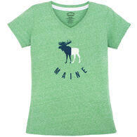 Got Keys Women's Split Moose Short-Sleeve T-Shirt