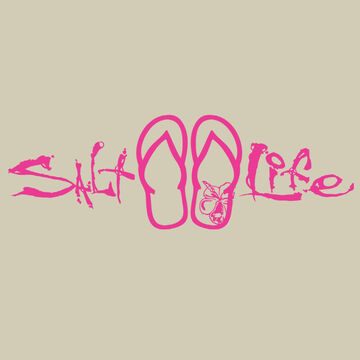 Salt Life Signature Sandal Decal - Pink