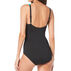 Beach House - Gabar - Swimwear Anywhere Womens High Neck Surplice Solids One-Piece Swimsuit
