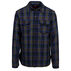 Schott NYC Mens Plaid CPO Wool Blend Long-Sleeve Shirt