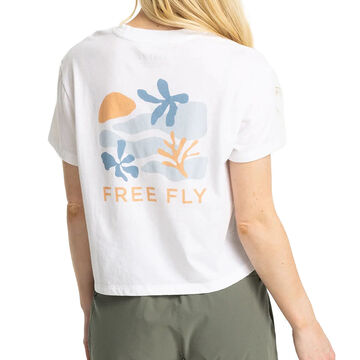 Free Fly Womens Coral Short-Sleeve Shirt