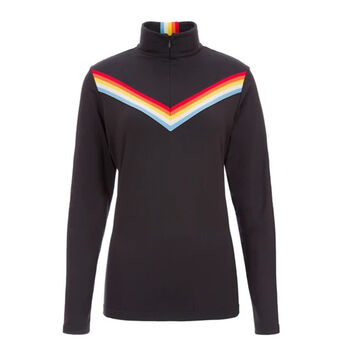 Fera Womens Spectrum Half-Zip Long-Sleeve Pullover Top