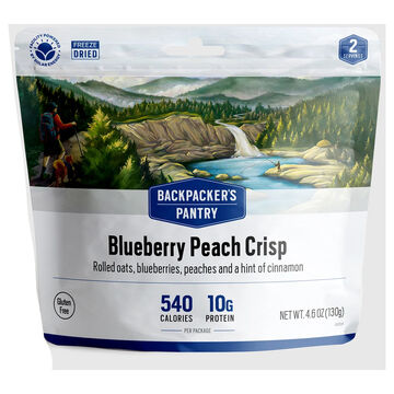Backpackers Pantry Blueberry Peach Crisp GF Dessert - 2 Servings