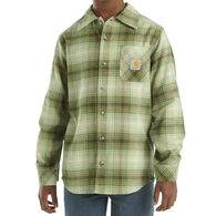 Carhart Boy's Flannel Button-Down Long-Sleeve Shirt