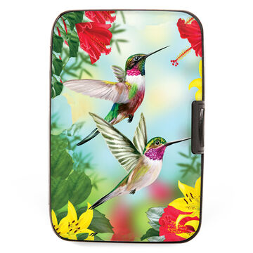 Fig Design Womens Monarque Hummingbirds RFID Armored Wallet