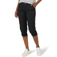 Lee Jeans Women's Ultra Lux Flex-to-Go Relaxed Fit Cargo Capri Pant