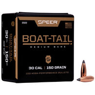 Speer Boat Tail 30 Cal. 150 Grain Jacketed SPBT Rifle Bullet (100)