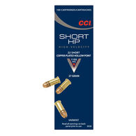 CCI Short HP 22 Short 27 Grain CPHP Ammo (100)
