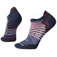 SmartWool Men's Run Zero Cushion Low Ankle Pattern Sock - Special Purchase