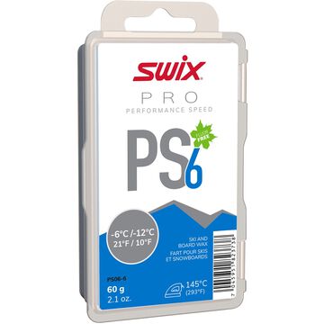 Swix PS6 Blue Glide Wax - 60g