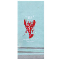 Kay Dee Designs Live Salty Lobster Embroidered Tea Towel