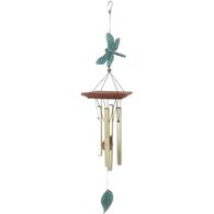 Red Carpet Studios Patina Dragonfly Wind Chime