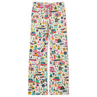 Hatley Little Blue House Women's Glamping Jersey Pajama Pant