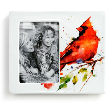 DEMDACO Spring Cardinal Ceramic Photo Frame