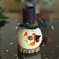 Meadowbrooke Gourds Clyde Miniature Snowman Head Gourd