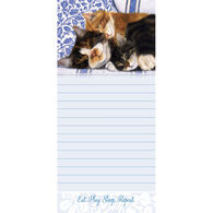 Pumpernickel Press Sleepy Kitties Magnetic List Notepad