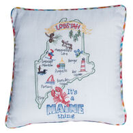 Kay Dee Designs Maine Embroidered Pillow