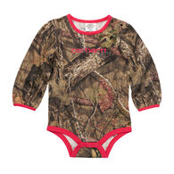 Carhartt Infant Girl's Mossy Oak Camo Long-Sleeve Bodyshirt