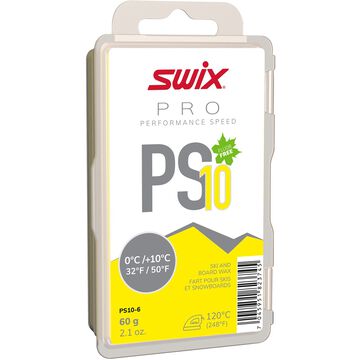 Swix PS10 Yellow Glide Wax - 60g