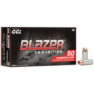 CCI Blazer Aluminum 10mm Auto 200 Grain FMJ Handgun Ammo (50)