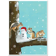 Allport Editions Three Chipmunks Boxed Holiday Cards