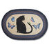 Capitol Earth Oval Cat with Grasshopper & Butterflies Braided Rug
