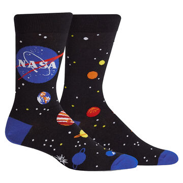 Sock It To Me Mens Solar System NASA Crew Sock