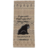 Park Designs Go Catch A Squirrel Embroidered Dish Towel