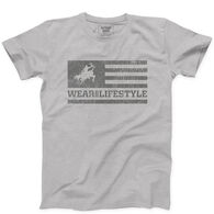 Catchin' Deers Men's Patriot Short-Sleeve Shirt